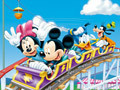 Ойын Mickey in Rollercoaster - Set the blocks