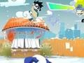 Ойын Naruto playing snowballs