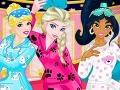 Ойын Princess: Slumber Party Funny Faces 