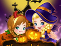 Ойын Elsa And Anna Halloween Story