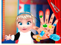 Ойын Baby Elsa Hand Doctor