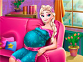 Ойын Pregnant Elsa Baby Birth