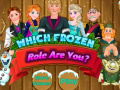 Ойын Which Frozen Role Are You
