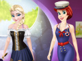 Ойын Ariel And Elsa Career Dress Up