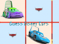 Ойын Guess Disney Cars