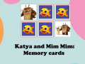 Ойын Kate and Mim Mim: Memory cards