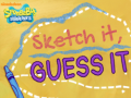 Ойын Spongebob squarepants sketch it, guess it