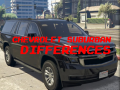 Ойын Chevrolet Suburban Differences