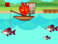 Ойын FireBoy And WaterGirl Go Fishing