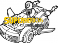 Ойын Superhero Cars Coloring Book