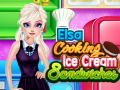 Ойын Elsa Cooking Ice Cream Sandwiches