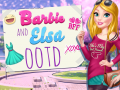 Ойын Barbie and Elsa OOTD
