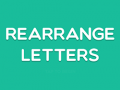 Ойын Rearrange Letters