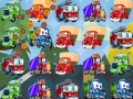 Ойын Cartoon Trucks Match 3 