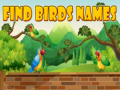 Ойын Find Birds Names