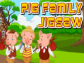 Ойын Pig Family Jigsaw