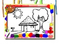 Ойын Back To School: House Coloring Book