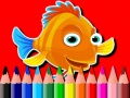 Ойын Back To School: Fish Coloring Book