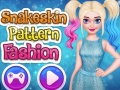 Ойын Snakeskin Pattern Fashion