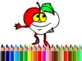Ойын Back To School: Fruits Coloring