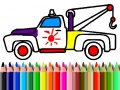 Ойын Back To School: Trucks Coloring