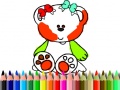Ойын Back to School: Sweet Bear Coloring