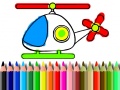 Ойын Back To School Helicopter Coloring