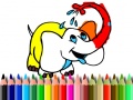Ойын Back To School: Elephant coloring