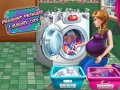 Ойын Pregnant Princess Laundry Day