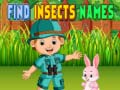 Ойын Find Insects Names
