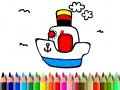 Ойын Back to School: Boat Coloring