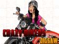 Ойын Crazy Bikers Jigsaw