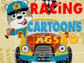 Ойын Racing Cartoons Jigsaw