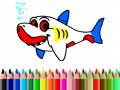 Ойын Back To School: Shark Coloring Book