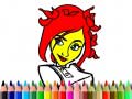 Ойын Back To School: Cute Girl Coloring