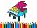 Ойын Back To School: Piano Coloring Book