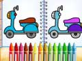 Ойын Cute Bike Coloring Book