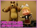 Ойын Pink Little Girl and Bear Moments