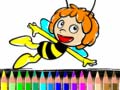 Ойын Back To School Maja the Bee Coloring Book