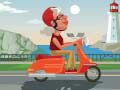 Ойын City Scooter Ride Coloring