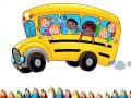 Ойын School Bus Coloring Book