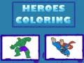 Ойын Heroes Coloring 
