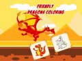 Ойын Friendly Dragons Coloring