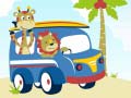 Ойын Cute Animals With Cars Difference
