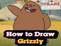 Ойын We Bare Bears How to Draw Grizzly