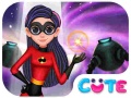 Ойын Superhero Violet Fashion Shoot