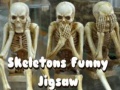 Ойын Skeletons Funny Jigsaw