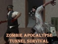 Ойын Zombie Apocalypse Tunnel Survival
