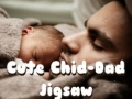 Ойын Cute Child-Dad Jigsaw
