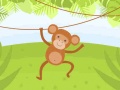 Ойын Funny Monkeys Coloring